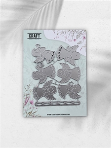 CraftAddictionUK Die - Christmas Angel Wishes